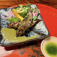 草喰 なかひがし - 強肴　鮎の塩焼き