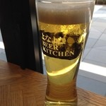 YONA YONA BEER WORKS - グラスにもマークがあります。