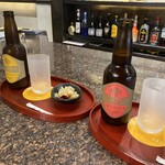 奈良屋 喫茶去 - 地ビール2本
