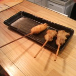 激安串カツぼったくり - 50円串カツにしてはなかなかしっかりしたお肉だった