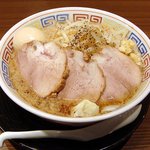 麺屋ZERO1  - ガッツリら－めん　680円（ニンニク少し）