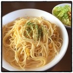 ピースカフェ - アサリとコーンのクリームパスタ(大盛り)