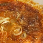 蒙古タンメン中本 - カツオ節アップ