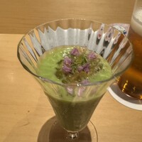 焼鳥 ひら野 - 万願寺とうがらしのスリ流し