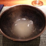 蒼 - 神経〆鱧のコンソメ