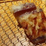 天ぷら わがた - 〆のイモ。デザート的な位置付けとして素晴らしい