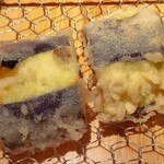 天ぷら わがた - 茄子。なんやかんや茄子大好き