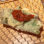 天ぷら わがた - 鯖のしそ巻き。そのままで食べれます