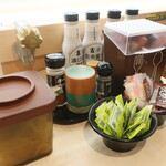 はま寿司 - 卓上調味料