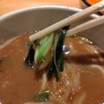 麺家 たけ田 - ほうれん草と白ねぎ