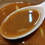 麺家 たけ田 - つけ汁の感じ
