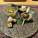 完全個室鮨和食かなうS - つまみ四種