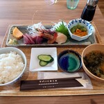 UMICOCO - かつおの刺身定食1200円（税込）