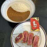 ドライブイン石 - 牛カツカレー