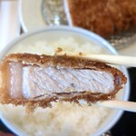 とんかつ和食 豚花百万石 - ロースかつ