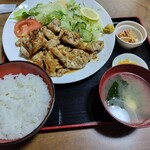 藤 - 2024.7しょうが焼き　薄切り定食1100円