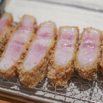 とんかつ 土本 - 熟成 あわ雪ポーク (群馬県産) リブロース☆