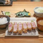 とんかつ 土本 - 熟成 あわ雪ポーク (群馬県産) リブロース☆