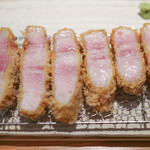 とんかつ 土本 - 熟成 あわ雪ポーク (群馬県産) リブロース☆