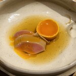 吾一 - キモとタマヒモの煮付け