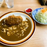 とんかつ一代 - Aランチ：ミートクリームコロッケカレー