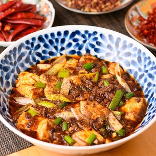 「きなこ豚」を使用した麻婆豆腐など◆厳選食材の創作中華料理