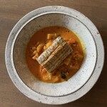 ワインとスパイス小料理 Dal Mellow - 太刀魚スパイス焼き マンゴーカレーソース