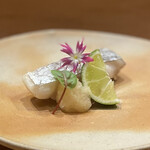 青山鮨孝 - 太刀魚の塩焼き