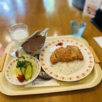 レストランビリーブ - ポークカツカレー　１０１２円