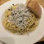 酒場302 - 高菜シラスパスタセット1000円