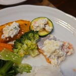 キッチン ブルー グローブ - 南瓜、ずにもタルタルソース！