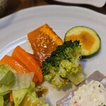 キッチン ブルー グローブ - 備え付け野菜