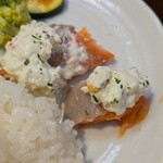 キッチン ブルー グローブ - 残り少ないミキュウイ