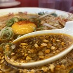 ラーメン魁力屋 - スープアップ
