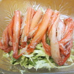 谷中 鳥よし - かにサラダ