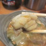 谷中 鳥よし - プリップリのアンコウの身