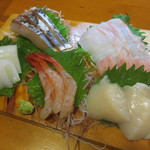 谷中 鳥よし - 刺身盛合せ