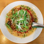 丸仙食堂 - 冷やし豆乳担々麺（税込750円）