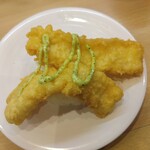 河童壽司 盛岡北山店 - イカ天にぎりバジル