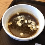 めん処 きよ洲 - サバかおるバルサミコ酢入り醤油つけダレは佐助豚の脂が甘い！
