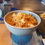 宮古牛鉄板焼 ユキシオステーキ - ガーリックチャーハン