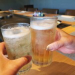 宮古牛鉄板焼 ユキシオステーキ - ハイボール(´p◎qﾟ｀｡)　ｺﾞｸﾝｺﾞｸﾝ