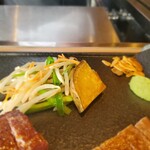 宮古牛鉄板焼 ユキシオステーキ - 雪塩が合います