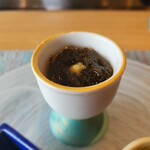 宮古牛鉄板焼 ユキシオステーキ - もずく酢