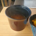 宮古牛鉄板焼 ユキシオステーキ - 宮古味噌の味噌汁