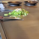 宮古牛鉄板焼 ユキシオステーキ - ゴーヤー