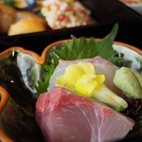 日本料理 縁 - ●お造り（カンパチ、タイ）