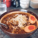 青木家 - 味玉味噌ラーメン ¥1,050