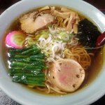 花ぞの食堂 - 醤油ラーメン650円