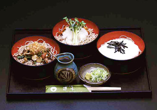 Gensui - 割子三膳そば1,300円